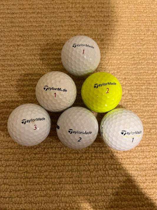 ($1.00 each) Assorted Taylor made golf balls