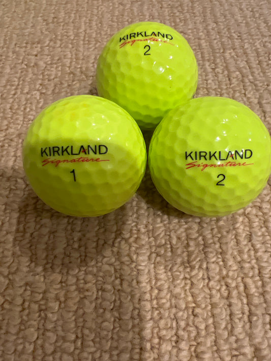 ($1.00 each) Kirkland performance+ golf balls (yellow)